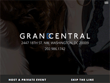 Tablet Screenshot of grandcentraldc.com